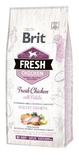 Brit Fresh® Dog Chicken Junior Healthy Growth 12kg