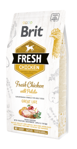 Brit Fresh® Dog Chicken Adult Great Life 2.5kg