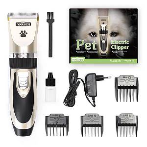 Nobleza Pet Electric Clipper. Κουρευτική μηχανή για σκύλους και γάτες με 4 χτένες 17.6x4.5x4.2cm