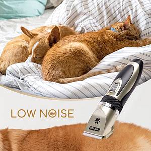 Nobleza Pet Electric Clipper. Κουρευτική μηχανή για σκύλους και γάτες με 4 χτένες 17.6x4.5x4.2cm