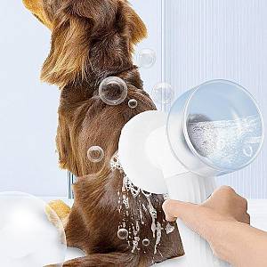 Pet Bubble Machine. Μηχανισμός πλυσίματος κατοικιδίων με δημιουργία πλούσιου αφρού. SPA κατοικιδίων.