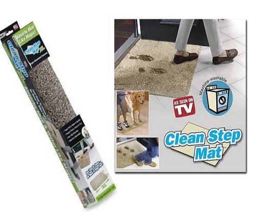 Super απορροφητικό, αντιολισθητικό χαλάκι Clean Step Mat με μικροΐνες 71X46εκ.