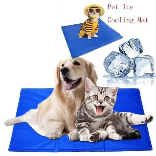 Pet Cool Mat. Δροσιστικό στρωματάκι κατοικιδίου με ειδικό Τζελ 50Χ65εκ διπλής όψης