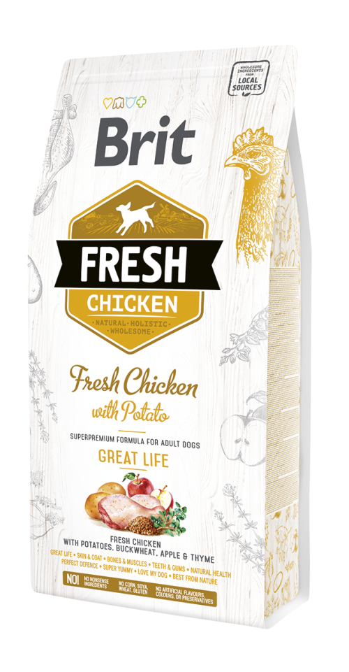 Brit Fresh® Dog Chicken Adult Great Life