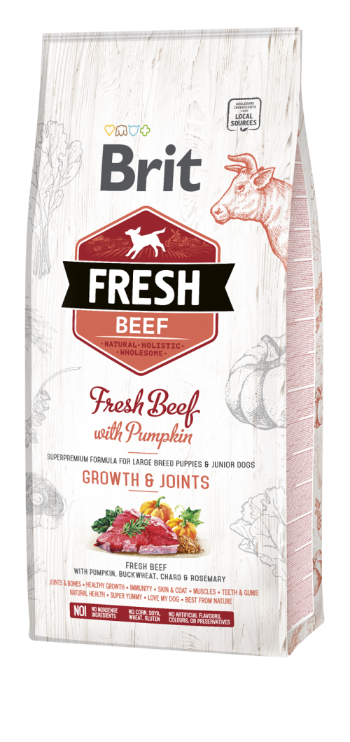 Brit Fresh® Dog Beef Junior Large Growth & Joints