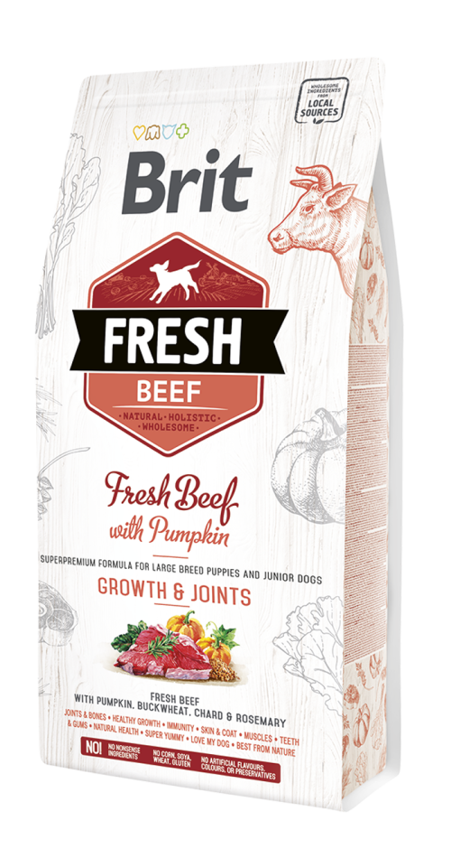 Brit Fresh® Dog Beef Junior Large Growth & Joints