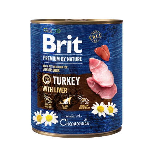 Brit Premium By Nature® Dog Cans Turkey with Liver