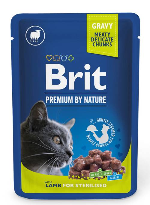 Brit Premium By Nature® Cat Pouches Lamb Sterilised