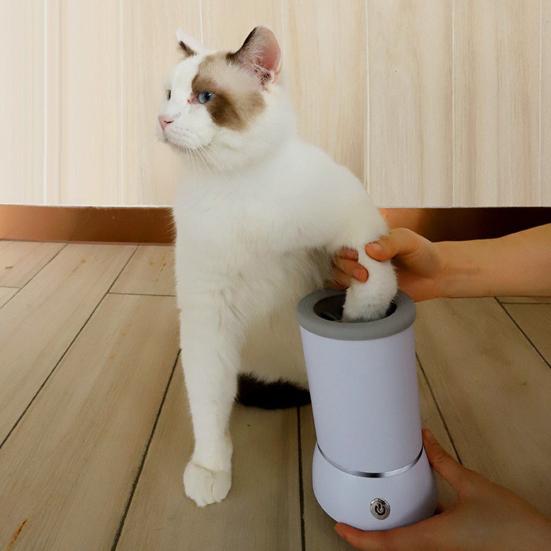 Pet Pedicure Cup. Αυτόματος ηλεκτρικός καθαριστής πατούσας για σκύλους και γάτες με απαλή σιλικόνη διαμέτρου 10.5 εκατοστών.