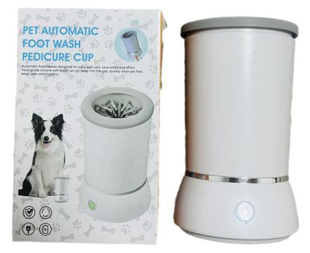 Pet Pedicure Cup. Αυτόματος ηλεκτρικός καθαριστής πατούσας για σκύλους και γάτες με απαλή σιλικόνη διαμέτρου 10.5 εκατοστών.