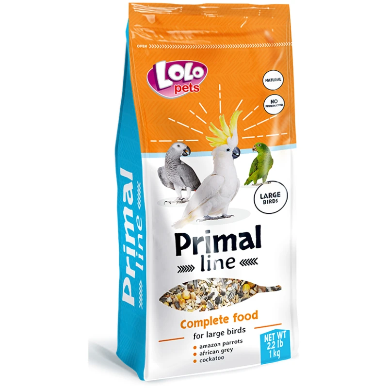 Primal line μείγμα μεγάλων παπαγάλων 1.2 Kg.