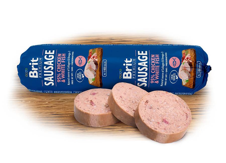 Brit® Dog Sausage Chichen  & White Fish