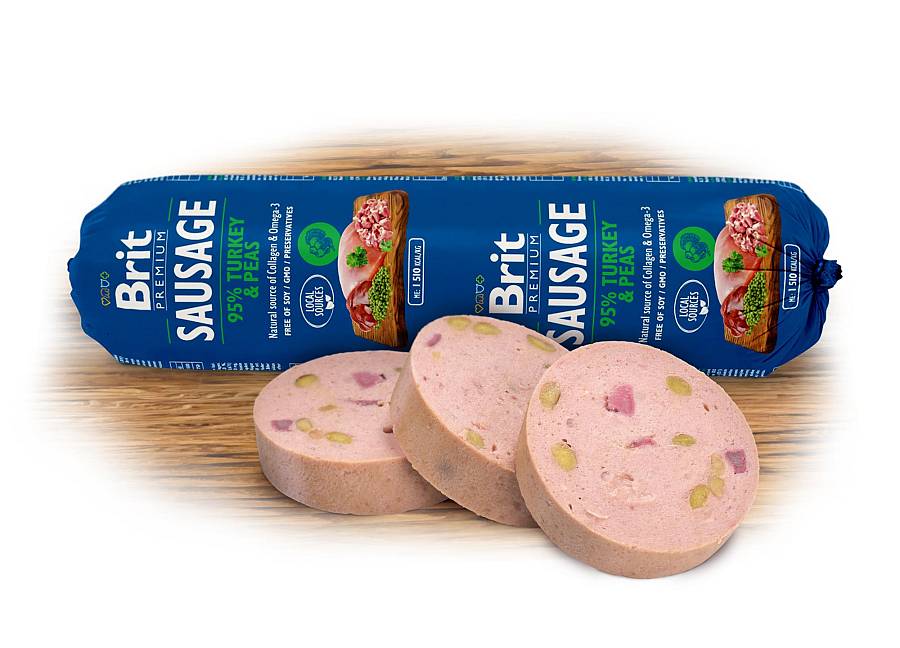 Brit® Dog Sausage Turkey & Peas