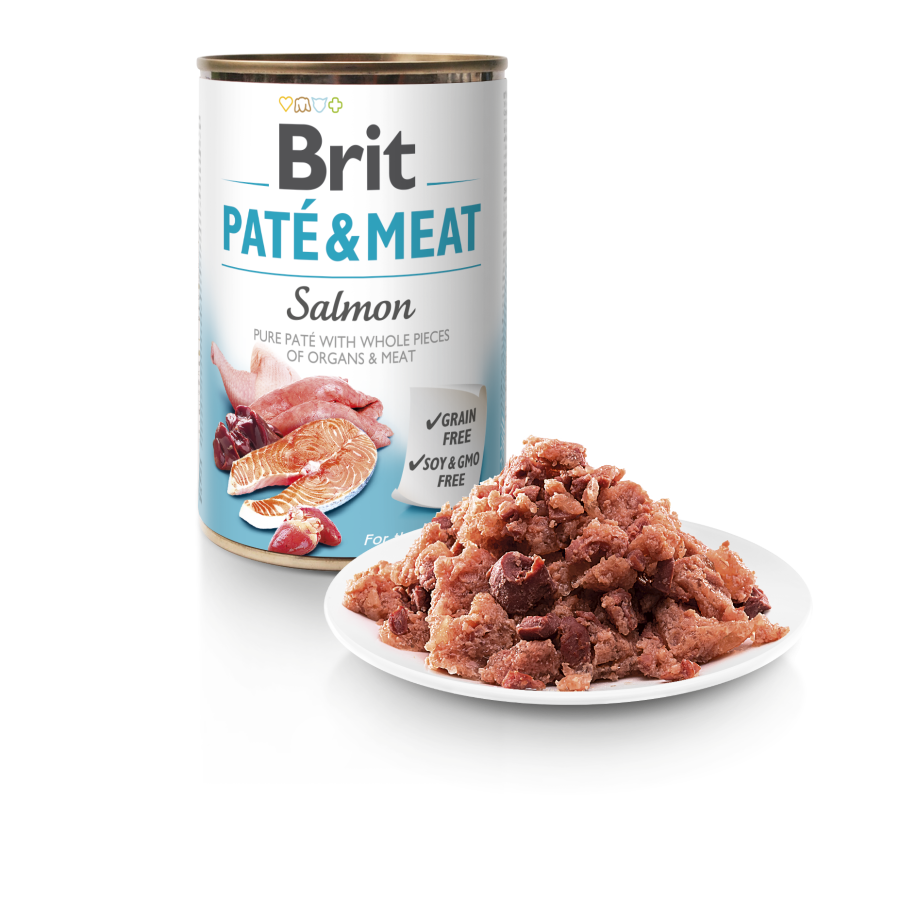 Brit® Dog Cans Pate&Meat Salmon