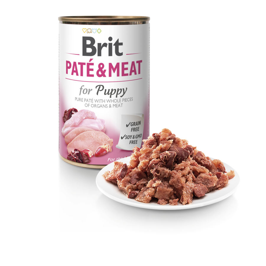 Brit® Dog Cans Pate&Meat Puppy