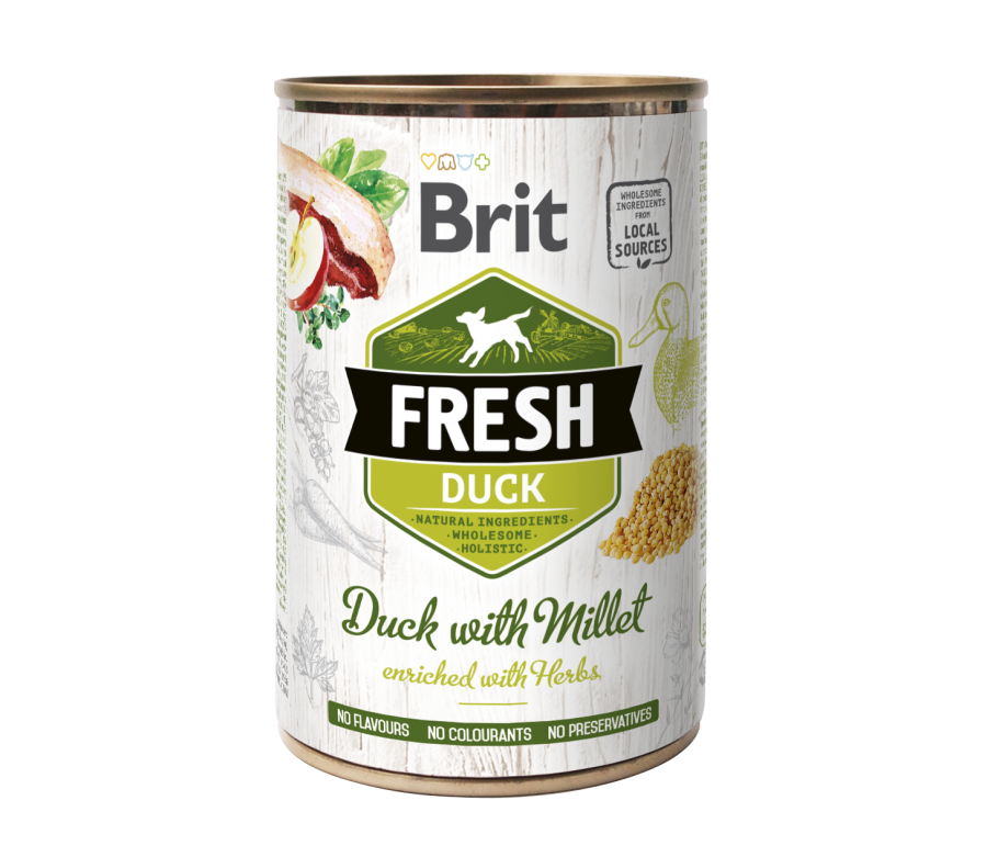 Brit Fresh® Dog Duck With Millet